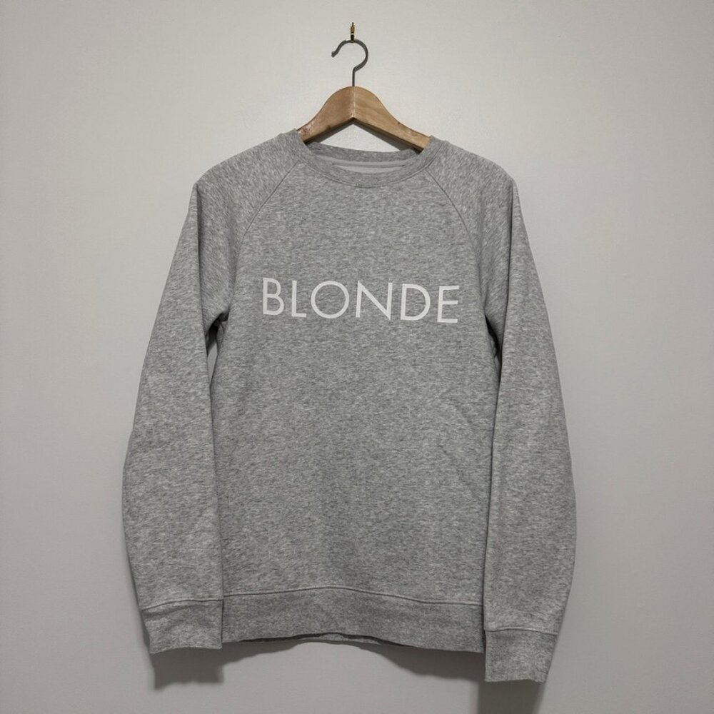 Brunette the Label | Blonde Crewneck Sweatshirt - Size XS/S